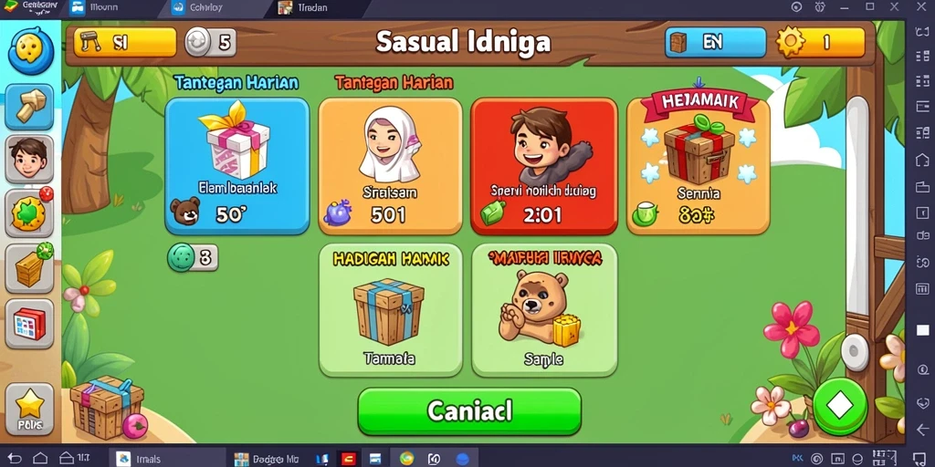 Tampilan awal yang menarik dan intuitif.