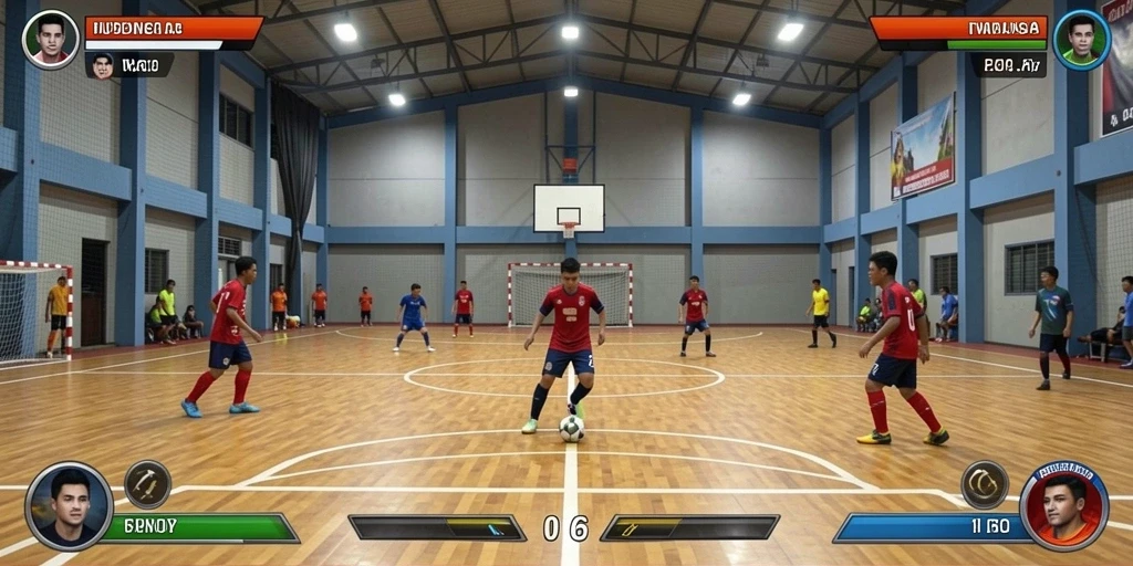 Screenshot menampilkan karakter utama dalam misi seru.