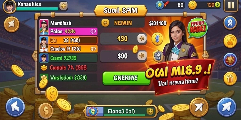 Tampilan antarmuka aplikasi yang menarik dan user-friendly.