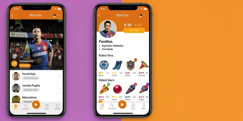 Screenshot menunjukkan antarmuka utama CINEMA77 yang menarik.