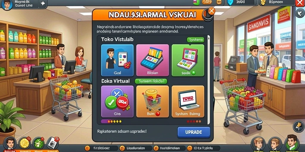 Tampilan awal yang menarik dan ramah pengguna.