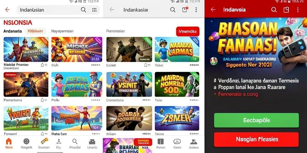 Tampilan antarmuka yang menawan.