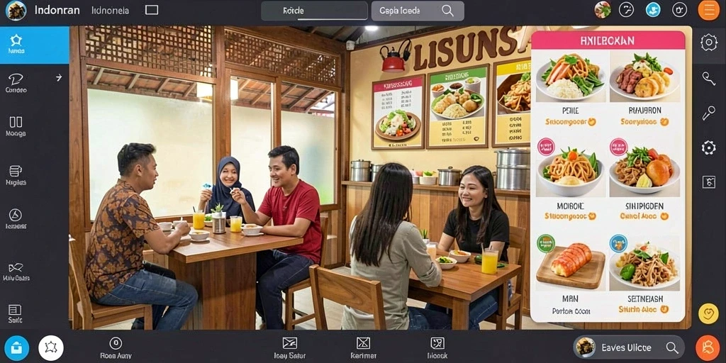 Tampilan antarmuka yang menarik dan intuitif.