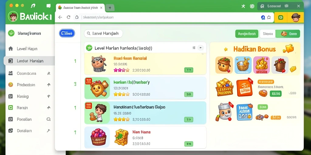 Tampilan antarmuka yang ramah pengguna dan menarik.