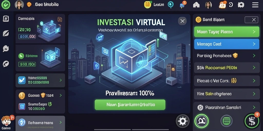Tampilan antarmuka yang intuitif dan menarik.
