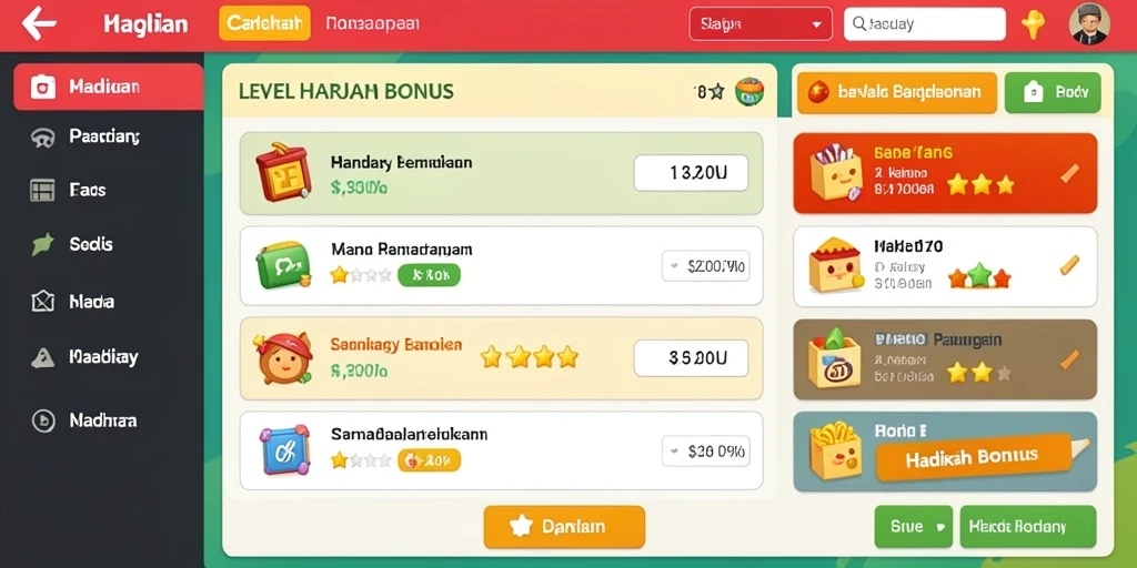 Tampilan antarmuka yang modern dan menarik.