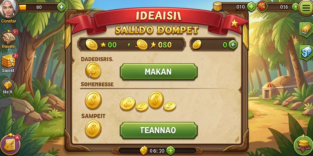 Tampilan awal yang menarik dan user-friendly.