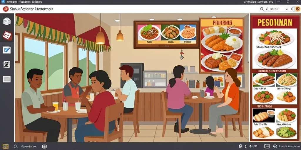 Tampilan antarmuka yang menarik dan mudah digunakan.
