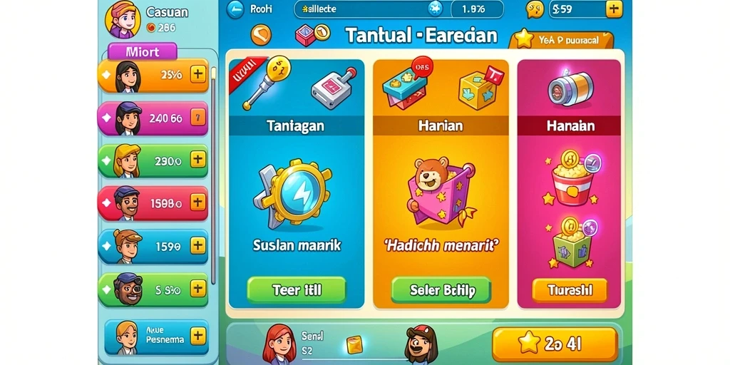 Tampilan antarmuka yang user-friendly dan menarik.